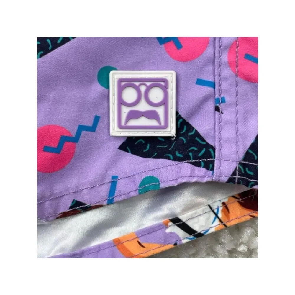 RSVLTS Purple Kelly Kapowski Saved By The Bell Swim Shorts Mens XL